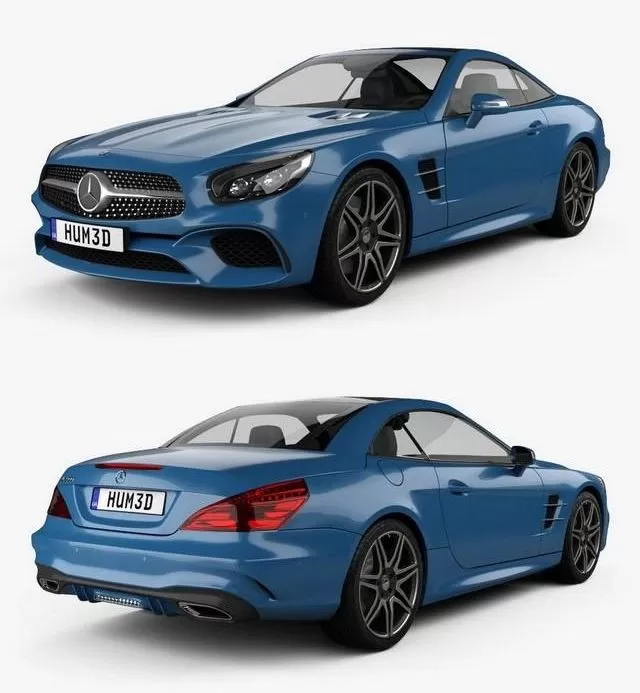 CAR – Mercedes-Benz SL-Class (R231) 2015 3D Model