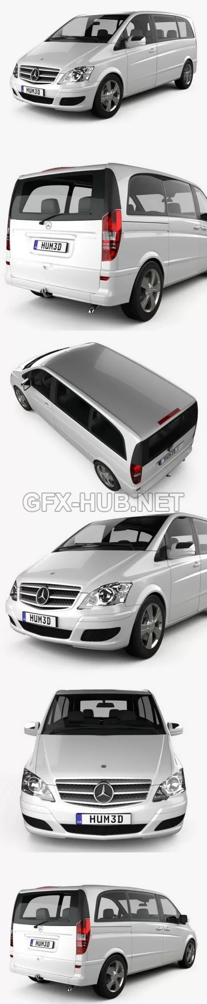 CAR – Mercedes-Benz Viano Compact 2011  3D Model