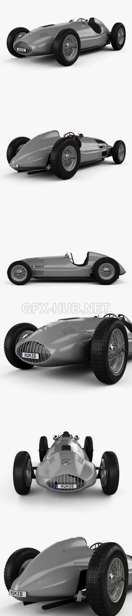 CAR – Mercedes-Benz W165 1939  3D Model