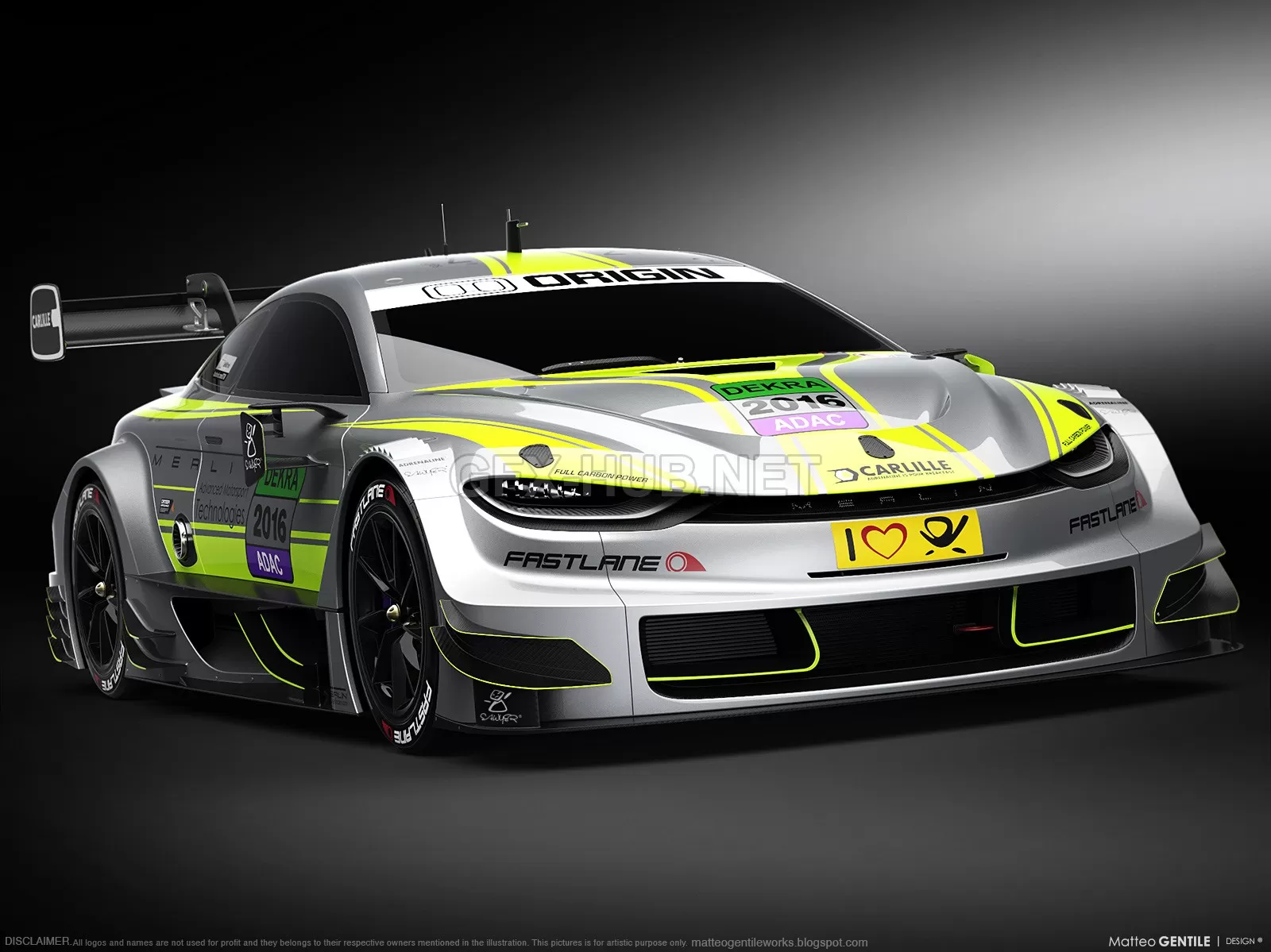 CAR – Merlin DTM Team 3D Model