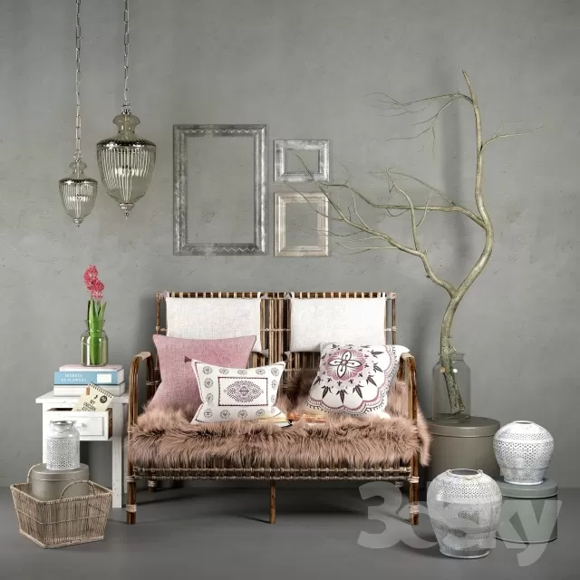 3DSKYMODEL – Dining Table sets – 4404