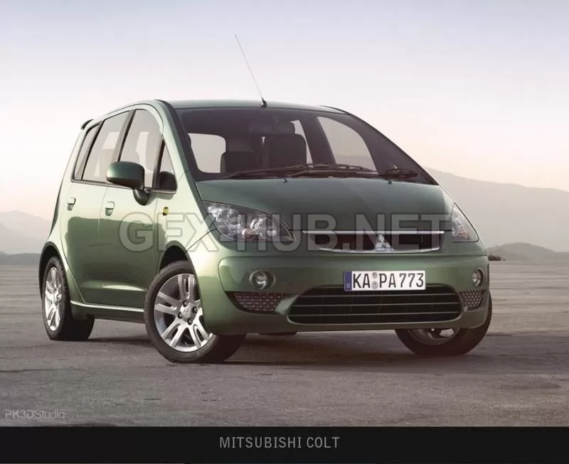 CAR – Mitsubishi colt 3D Model