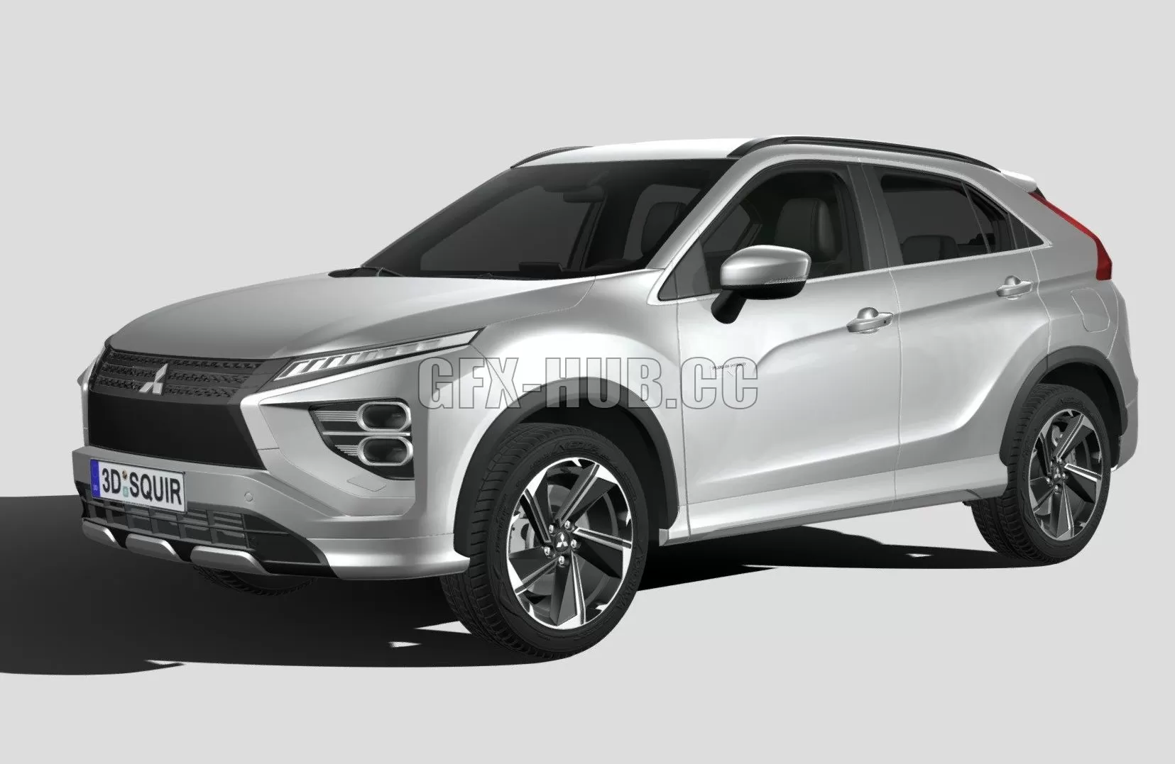 CAR – Mitsubishi Eclipse Cross 2022 3D Model