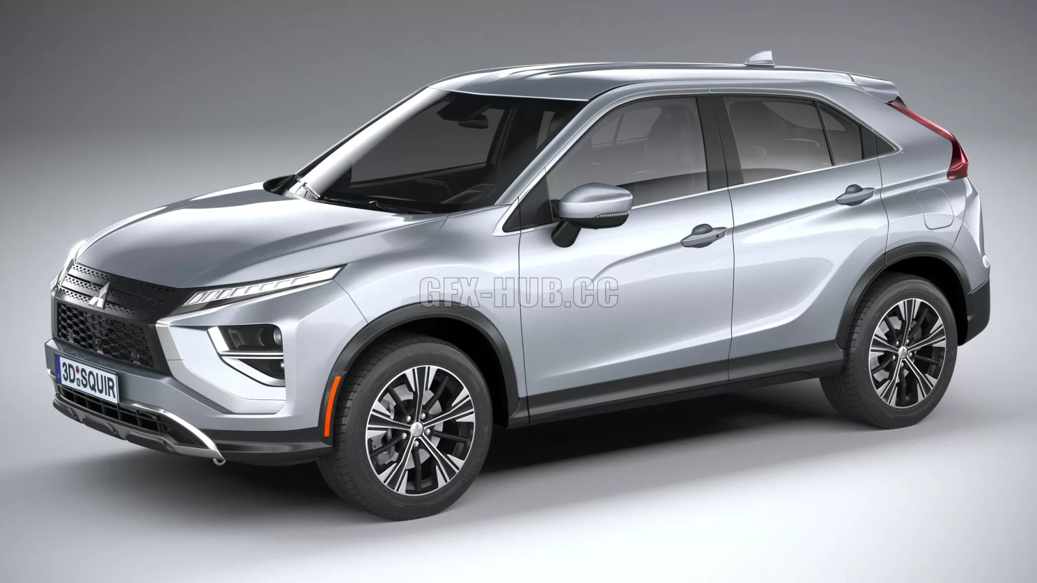 CAR – Mitsubishi Eclipse Cross US 2022 3D Model