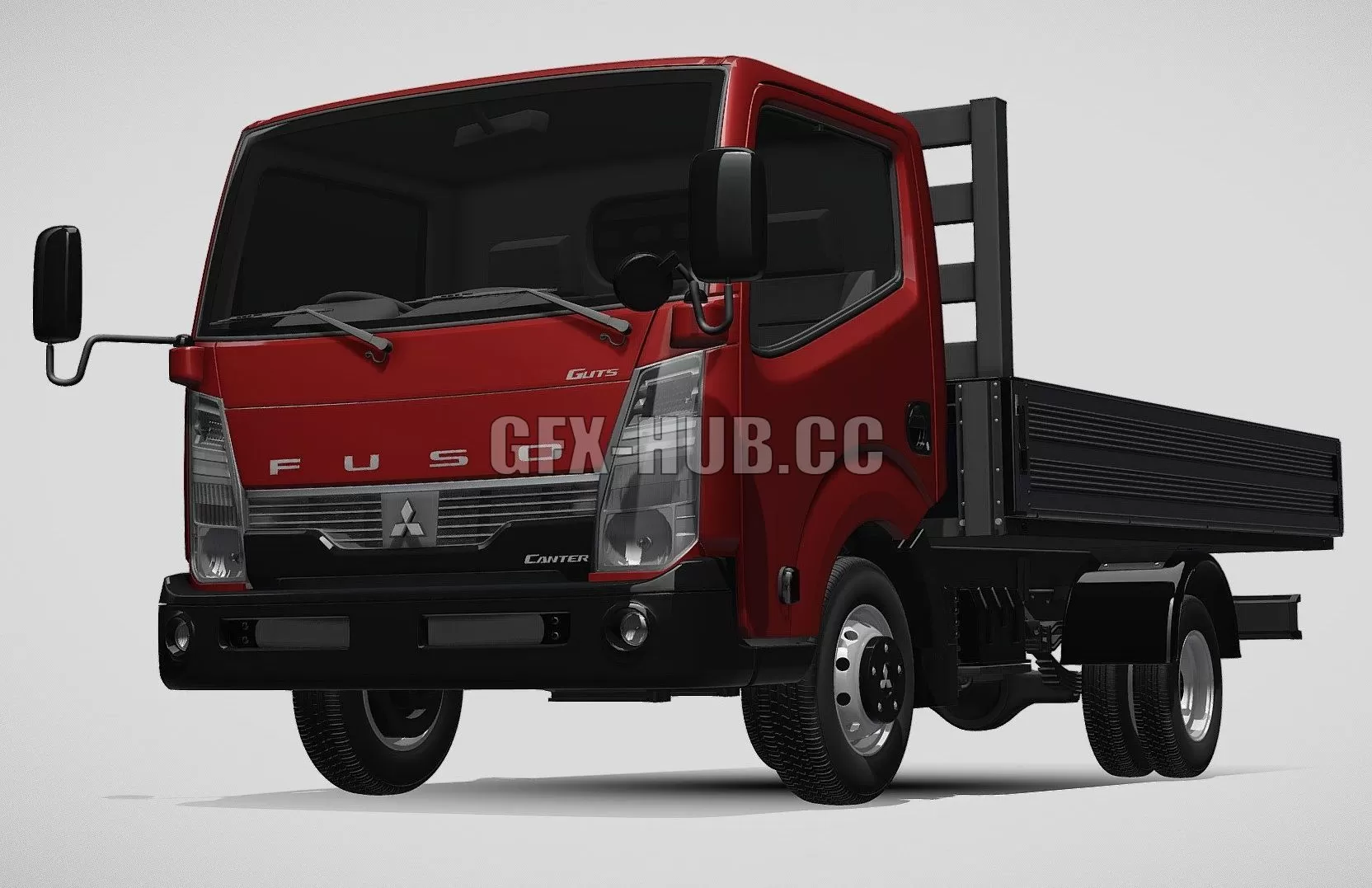 CAR – Mitsubishi Fuso Canter Guts Tipper 2015 3D Model