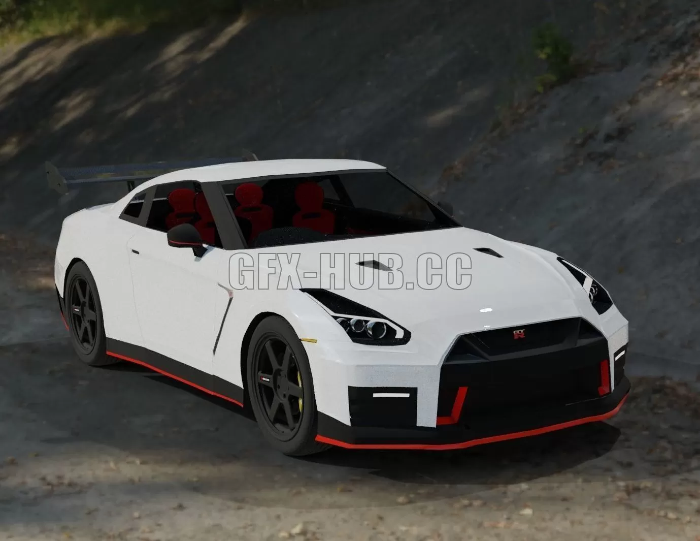 CAR – Nissan gtr nismo 2017 3D Model