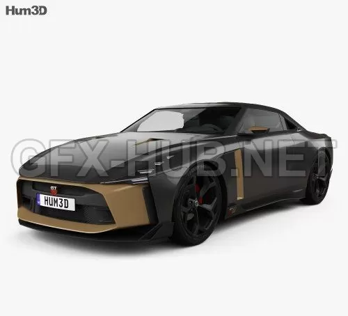 CAR – Nissan GT-R50 2018  3D Model