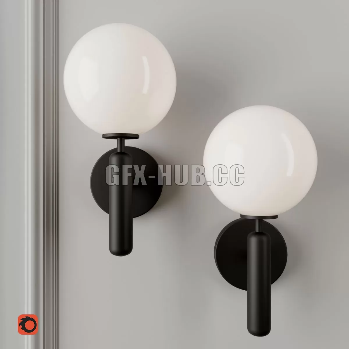 CAR – Nuura MIIRA WALL OPAL 3D Model