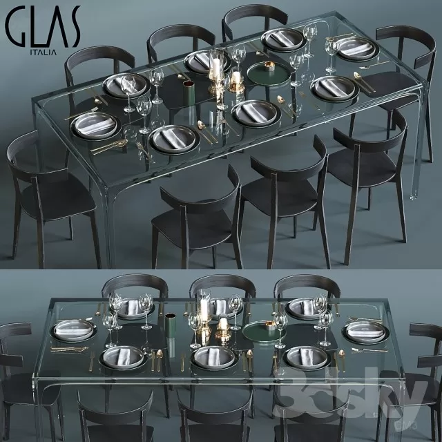 3DSKYMODEL – Dining Table sets – 4415