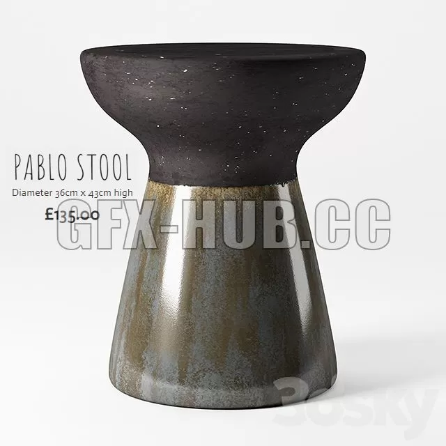 CAR – Pablo Stool 3D Model