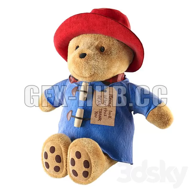 CAR – Paddington Bear 3D Model