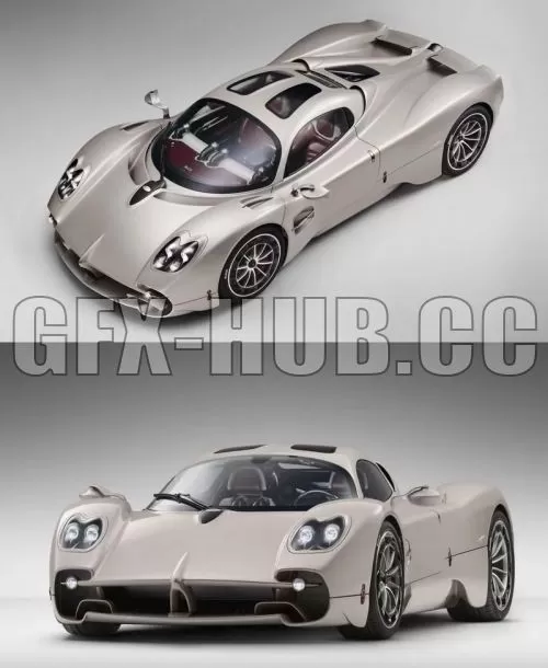 CAR – Pagani Utopia 2023 3D Model