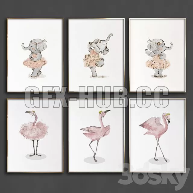 CAR – Paintings 664 3D Model