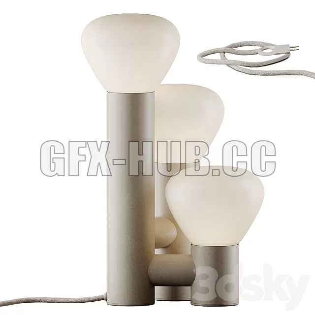 CAR – PARC 06 Table Lamp by Lambert & Fils 3D Model