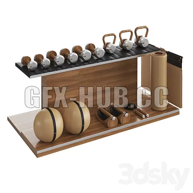 CAR – PENT Luxury Fitness Equipment Part 2 3D Model