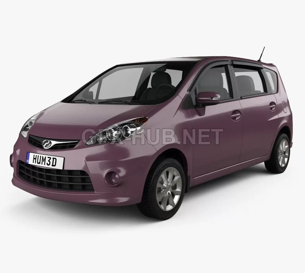 CAR – Perodua Alza 2014 3D Model