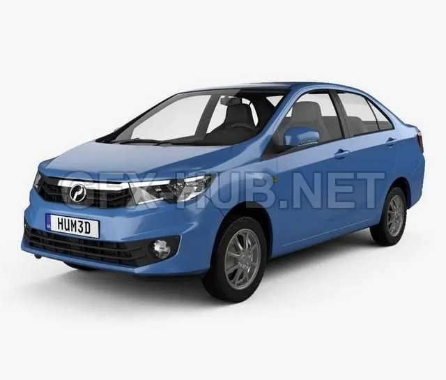 CAR – Perodua Bezza 2017 3D Model