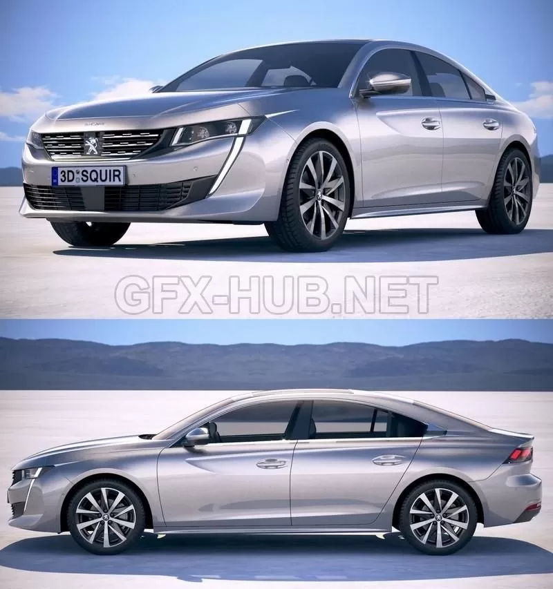 CAR – Peugeot 508 2019 3D Model