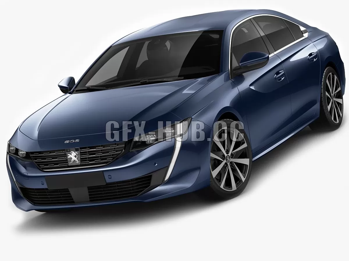 CAR – Peugeot 508 GT And Allure 3D Model