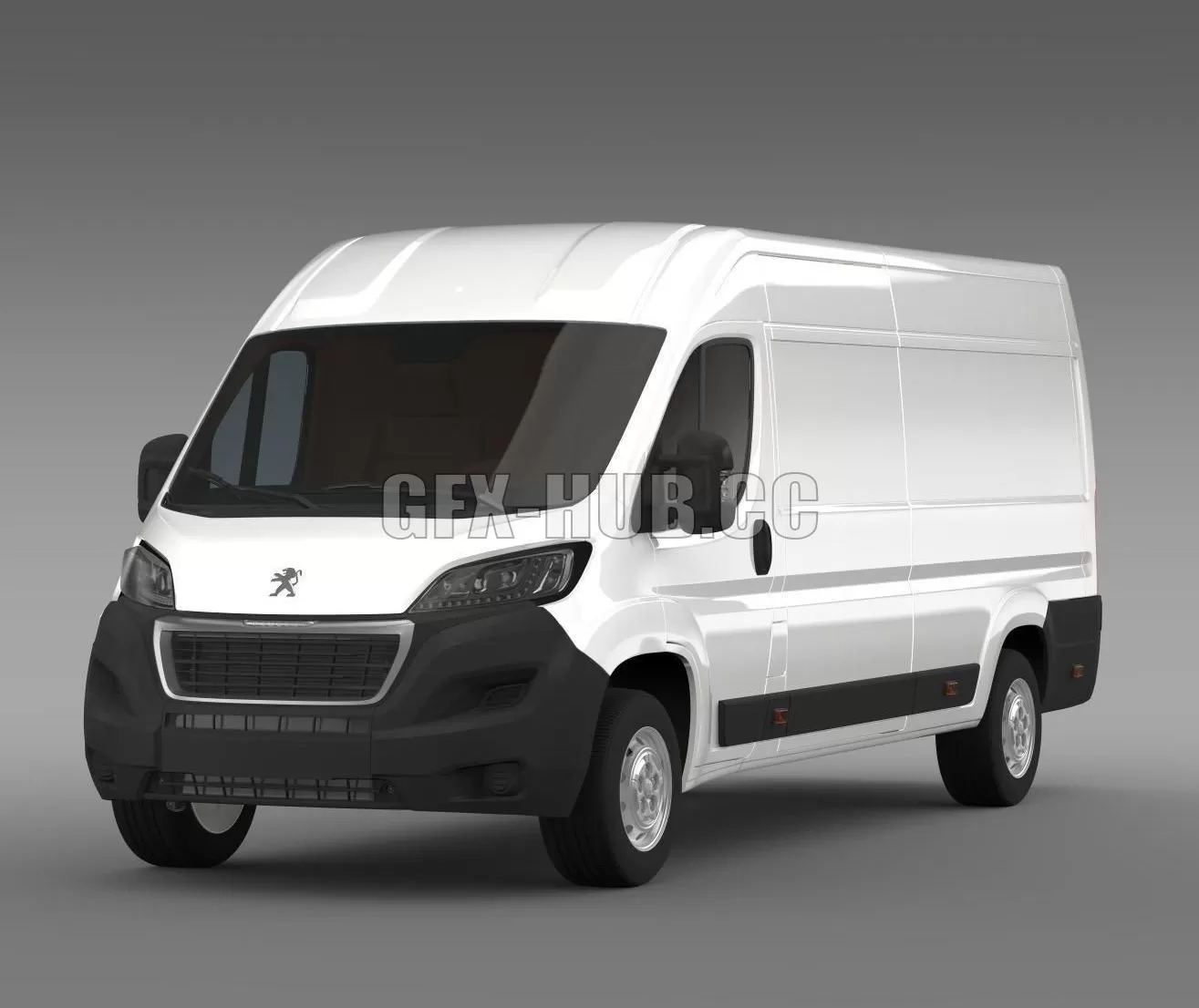 CAR – Peugeot Boxer Van L4H2 2017 3D Model
