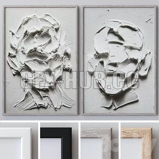 CAR – Photo Frames Set 931 3D Model