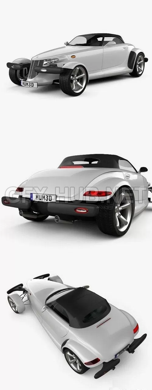 CAR – Plymouth Prowler 1999  3D Model