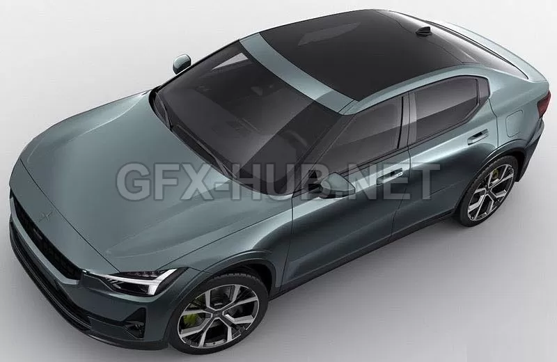 CAR – Polestar 2 2020  3D Model