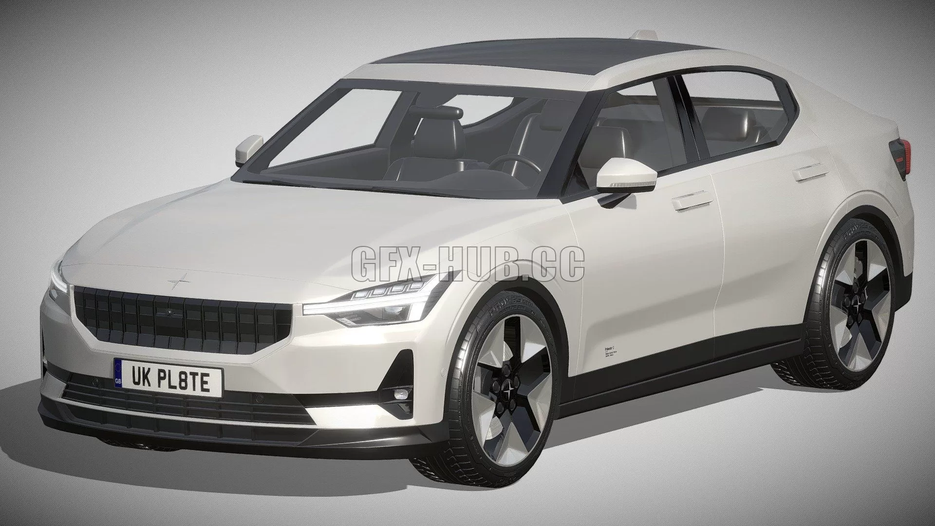 CAR – Polestar 2 2023 car 3D Model