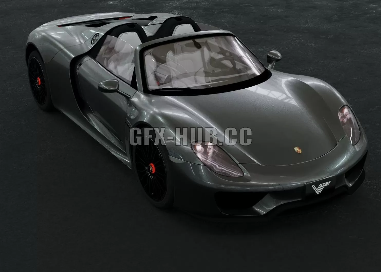 CAR – Porsche 918 3D Model