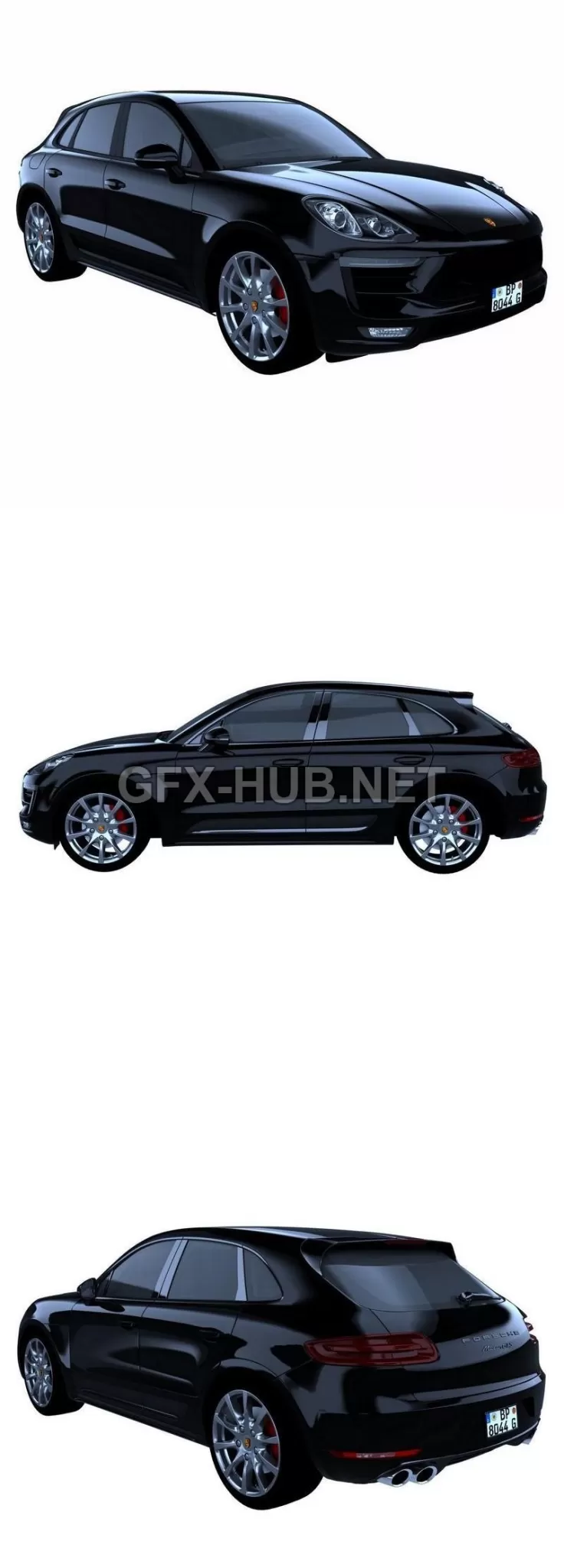 CAR – Porsche Macan 3D Model
