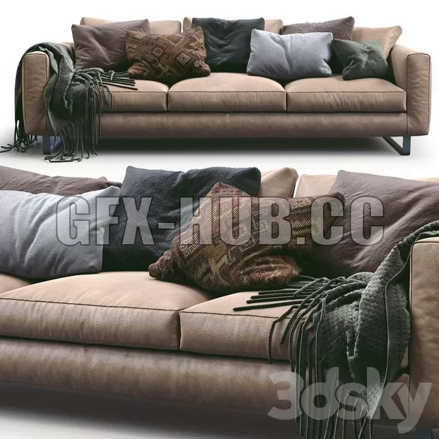 CAR – Prostoria Sofa Elegance 3D Model