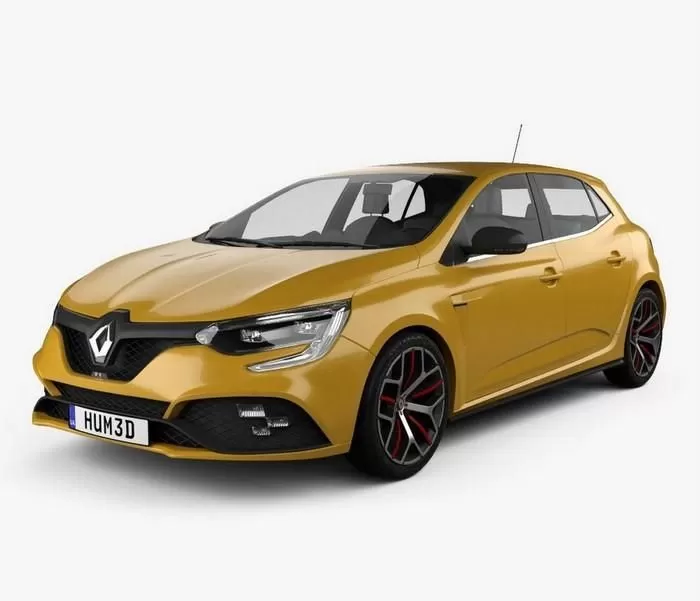 CAR – Renault Megane RS Trophy 300 hatchback 2018 3D Model