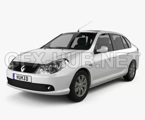 CAR – Renault Symbol 2010 3D Model