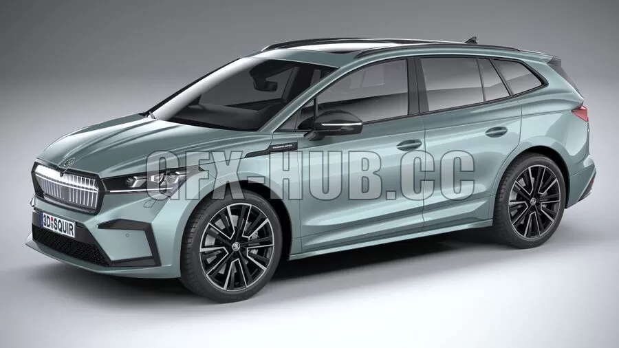 CAR – Skoda Enyaq Founders Edition 2021 3D Model