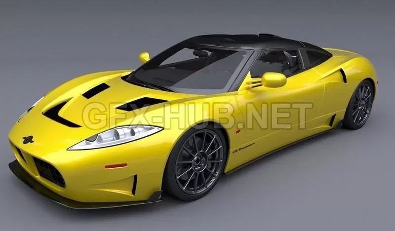 CAR – Spyker C8  3D Model