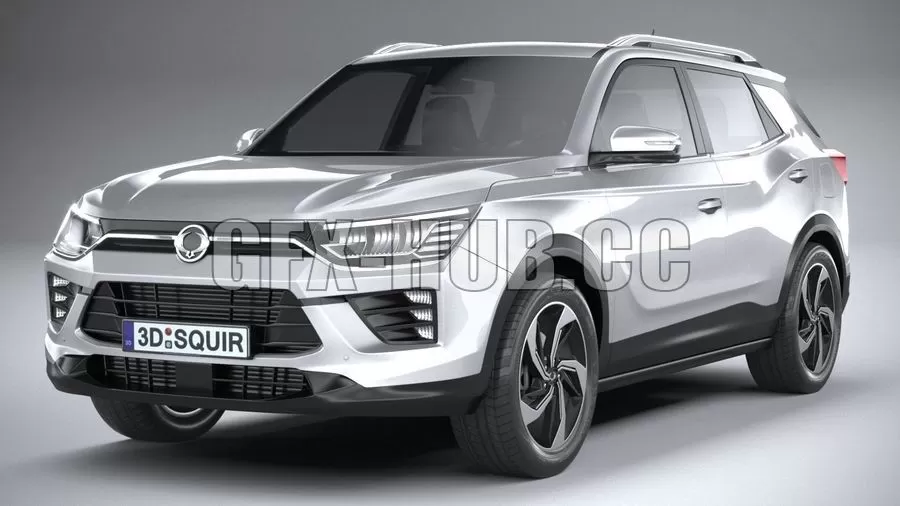 CAR – Ssangyong Korando 2020 3D Model