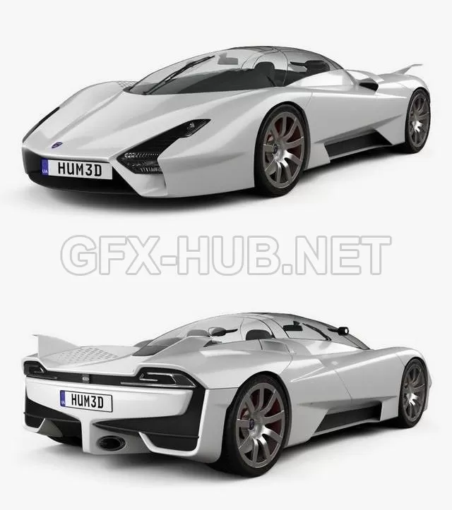 CAR – SSC Tuatara 2011 3D Model
