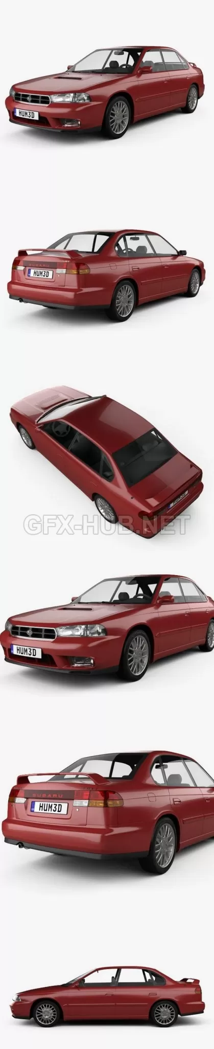 CAR – Subaru Legacy 1994  3D Model