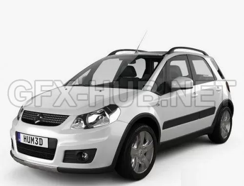 CAR – Suzuki SX4 2010  3D Model