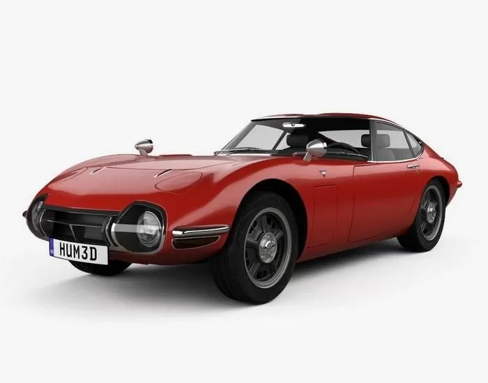 CAR – Toyota 2000GT 1969 3D Model