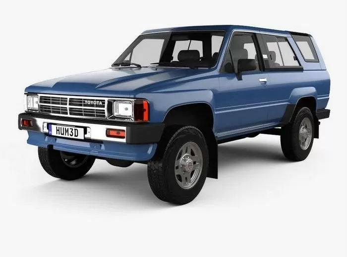 CAR – Toyota 4Runner 1986 3D Model