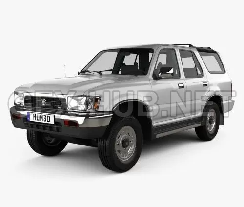 CAR – Toyota 4Runner 1992  3D Model