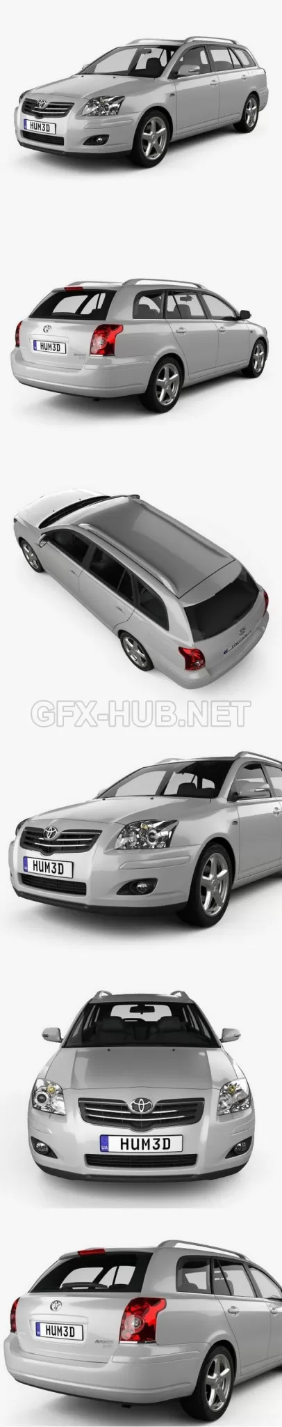 CAR – Toyota Avensis wagon 2006  3D Model