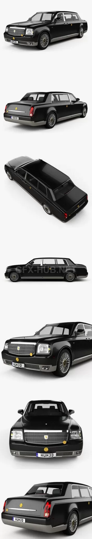 CAR – Toyota Century Royal 2006  3D Model