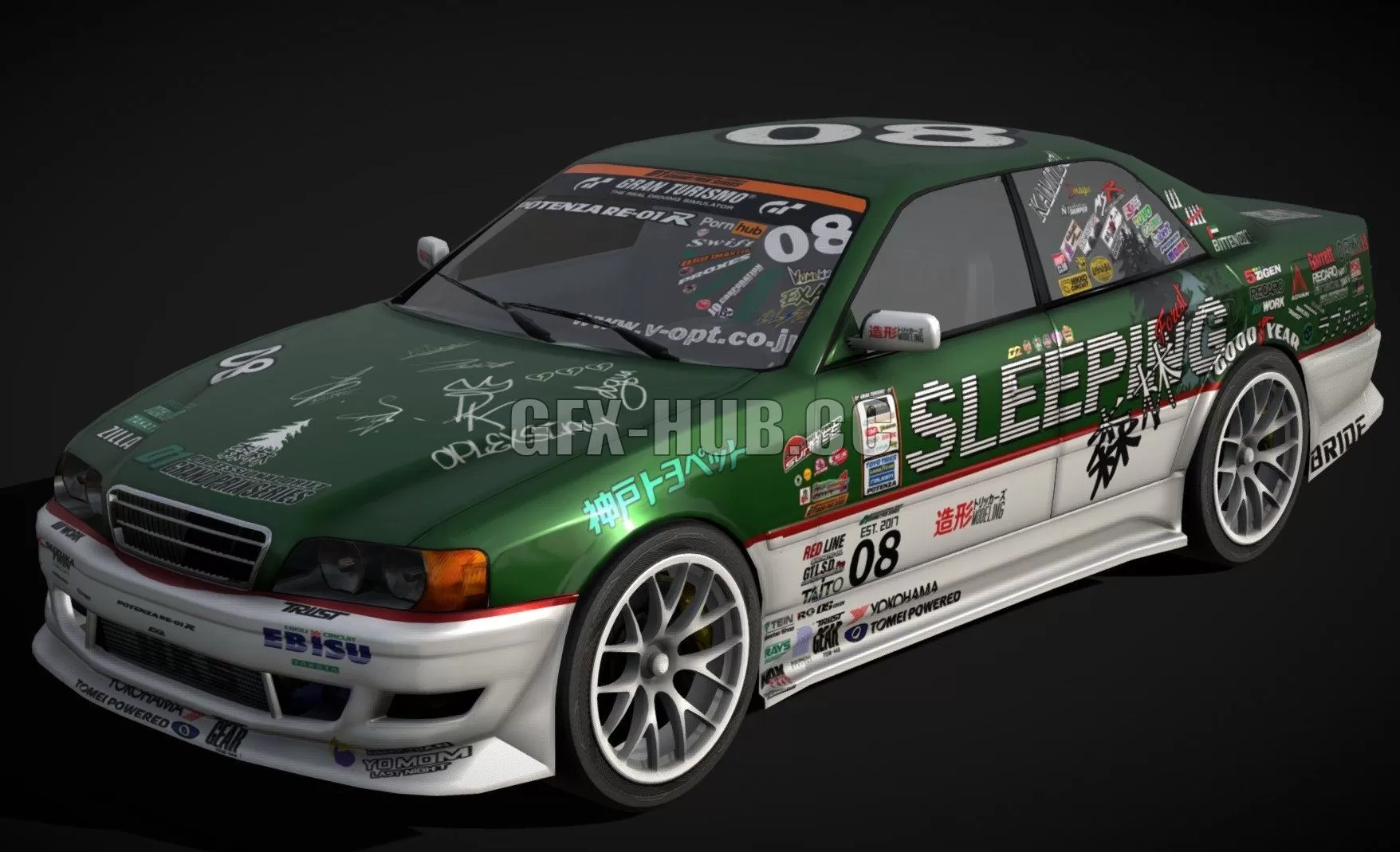 CAR – Toyota Chaser TourerV 3D Model