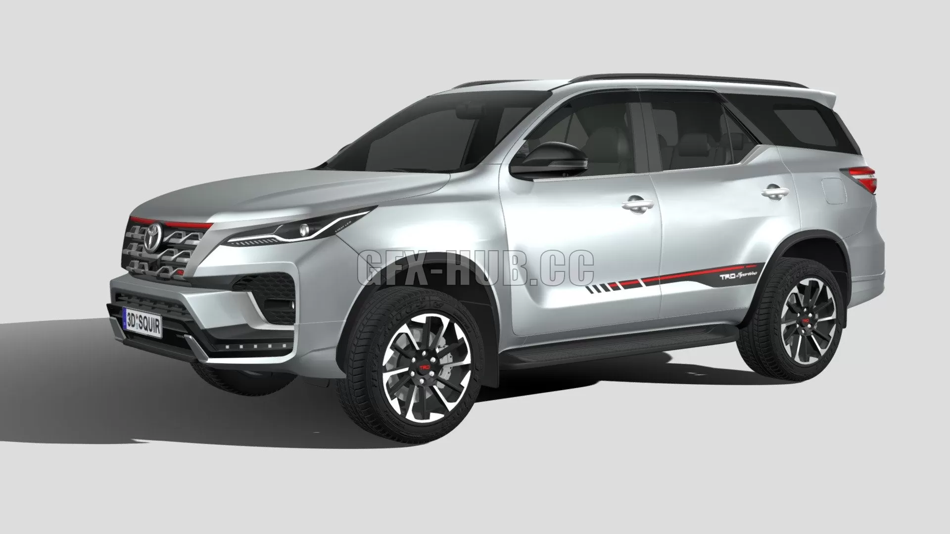 CAR – Toyota Fortuner TRD 2021 3D Model