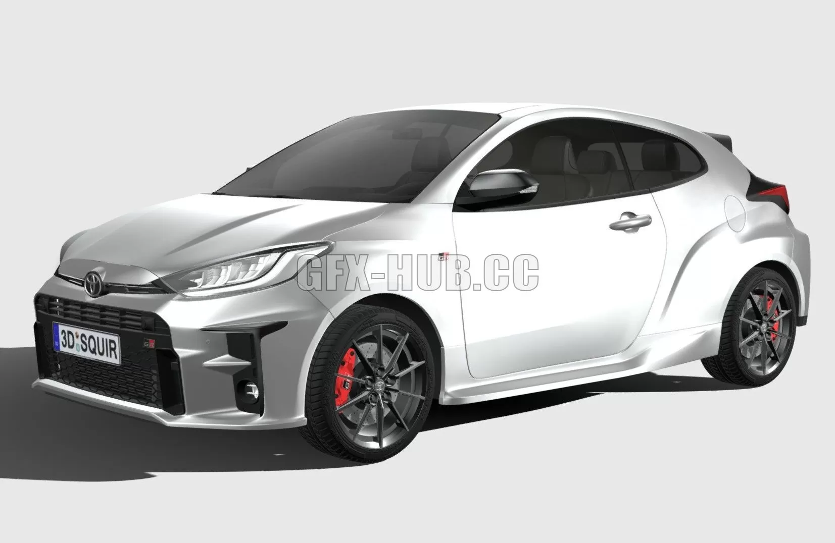 CAR – Toyota GR Yaris 2020 3D Model