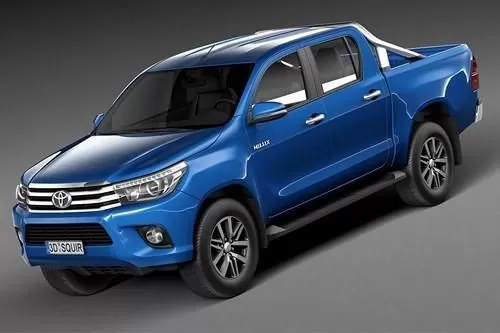 CAR – Toyota Hilux Double Cab 2016 3D Model