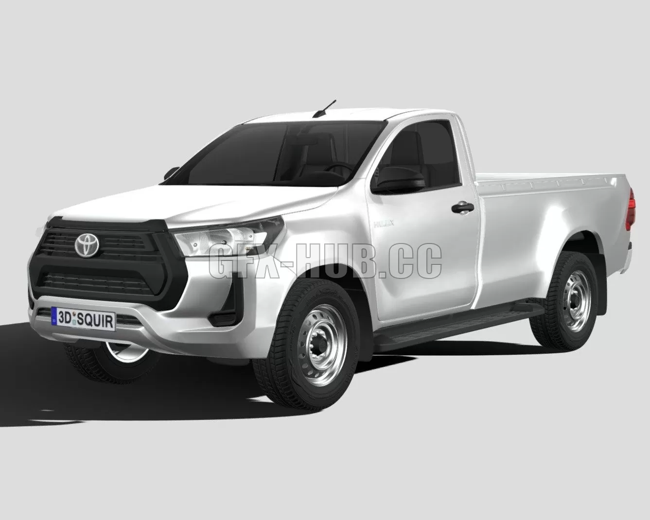 CAR – Toyota Hilux Xtra Cab 2021 3D Model