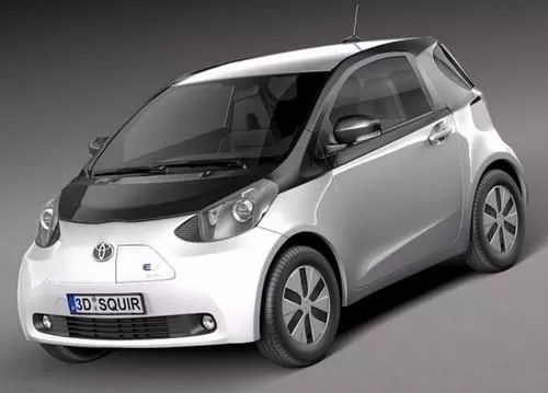 CAR – Toyota IQ EV 2013 3D Model
